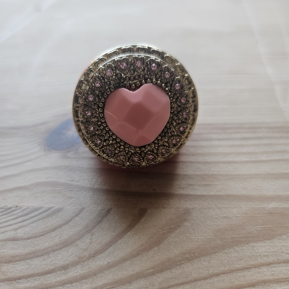Elegant Pink and Gold Women's Ring